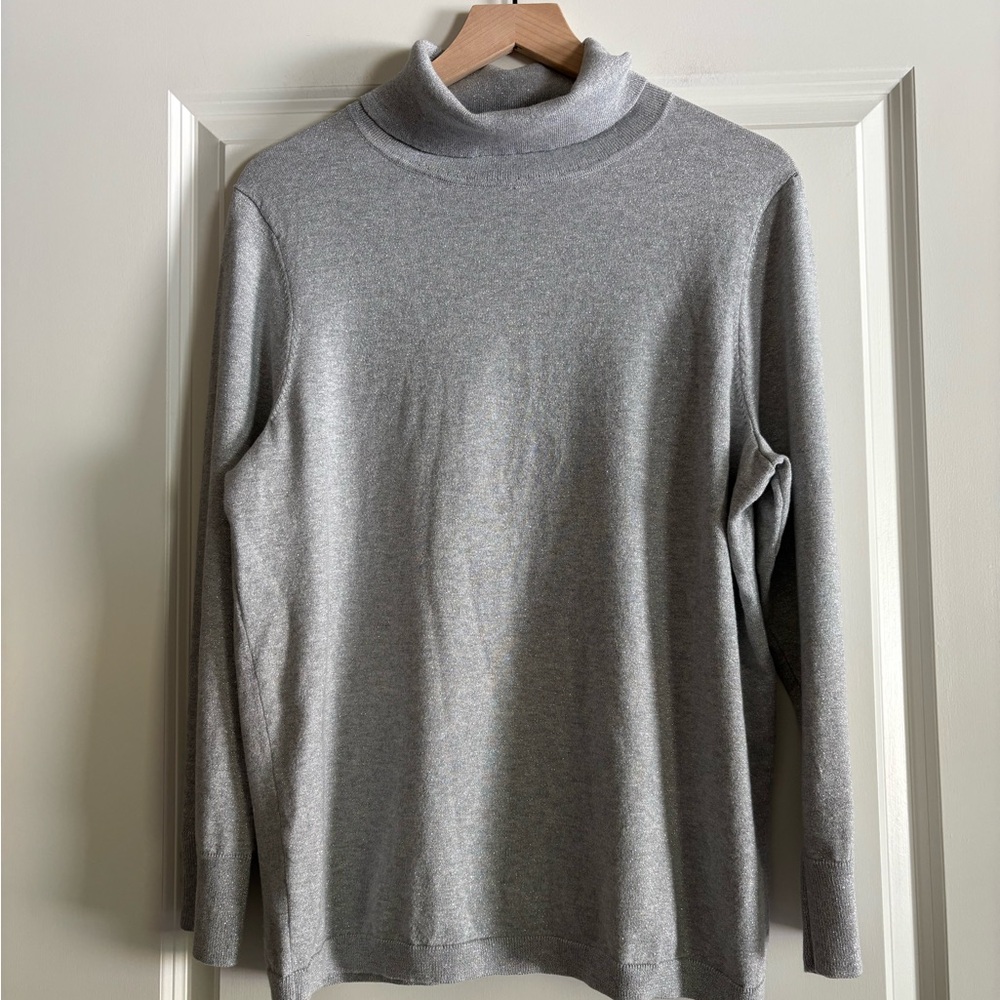 Talbots Plus Lightweight Turtleneck Sweater